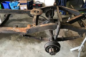 Willys_MB_1942_Chassis vor Restauration